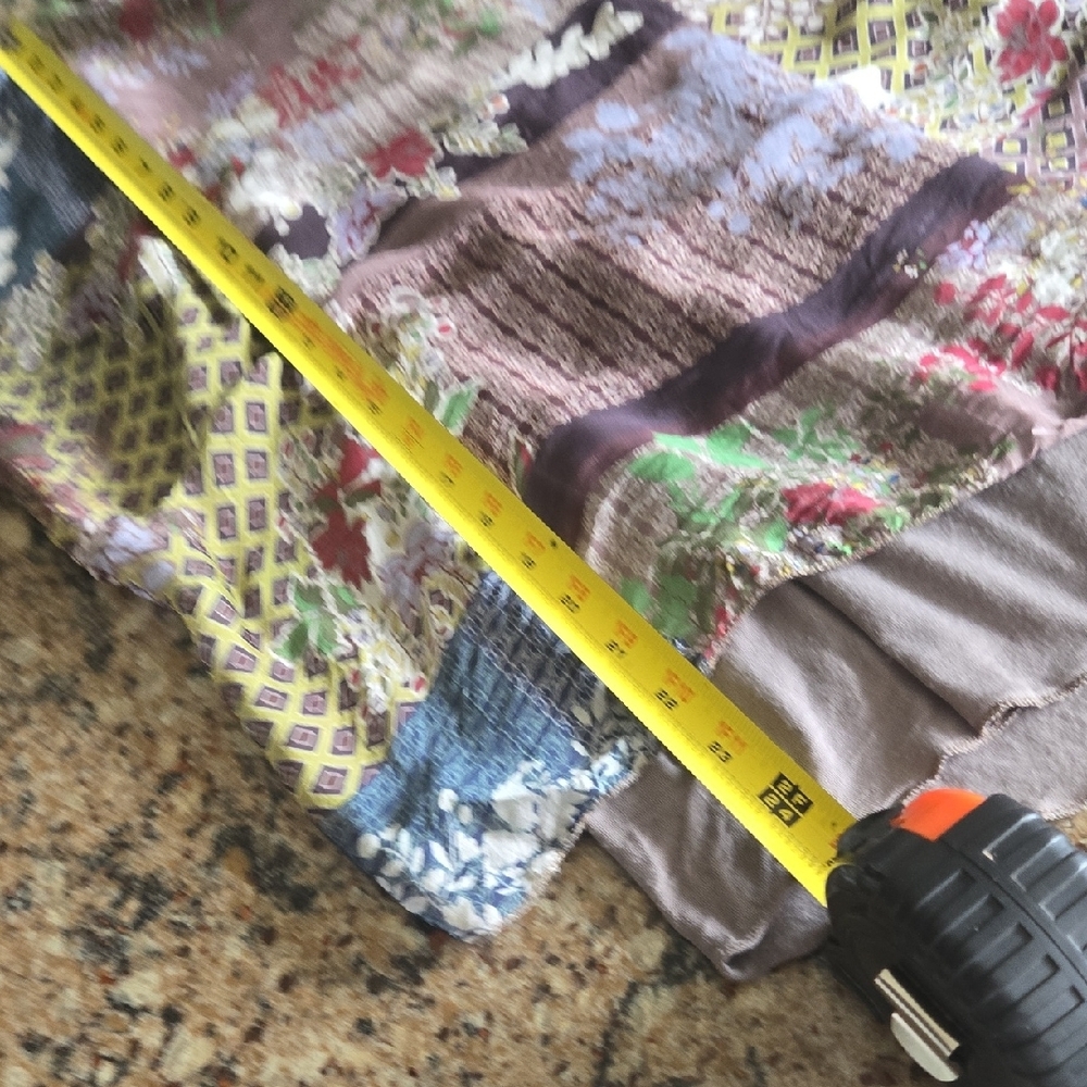 Lola Multicolor Patchwork Blouse - image 8